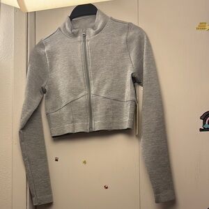 Forever 21 Gray Varsity Jacket
